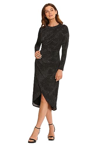 Women's Sleek and Sophisticated Wrap Look High Low Skirt Office Career Event Guest of
