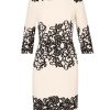 Women's Scroll Lace Short Dress
