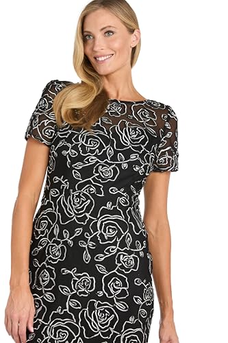 Elegant Midi Chiffon Dress W/Ruffle Top & Chiffon Capelet