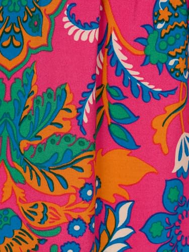 Women's Printed Short Flounce Dress