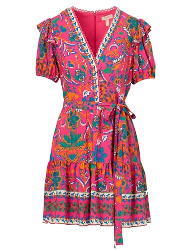 Women's Printed Short Flounce Dress