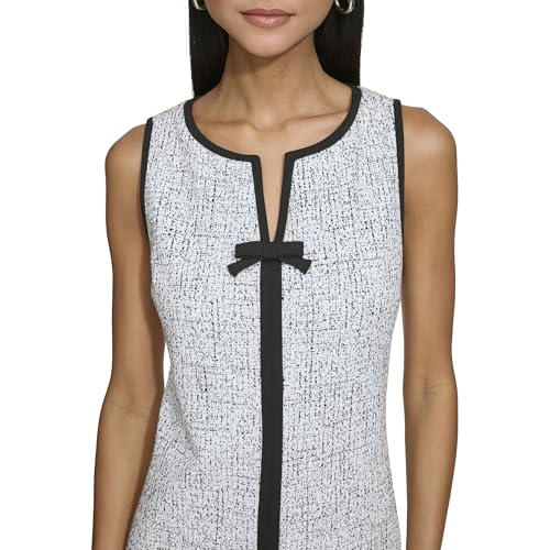 Women's Sleeveless V-Neck Bow A-line Mini Dress