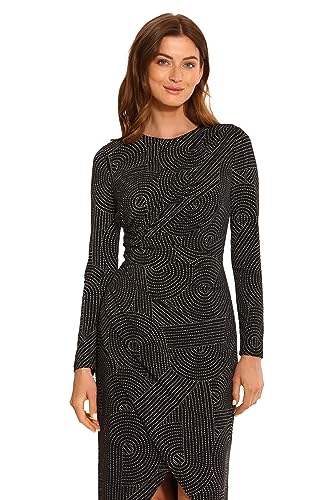 Women's Sleek and Sophisticated Wrap Look High Low Skirt Office Career Event Guest of