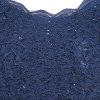Women's Tea Length Embroidered Bodice Mother of The Bride Gown, Wedding Guest Dress (Petite and Regular Sizes)